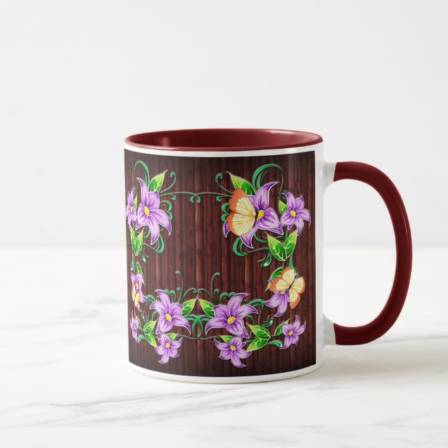 Flower Decor 5 Mug (Right)