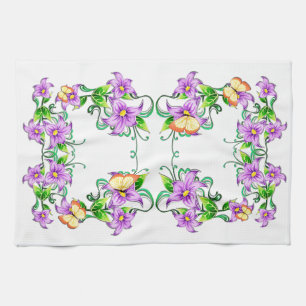 Flower Decor 5A Kitchen Towel