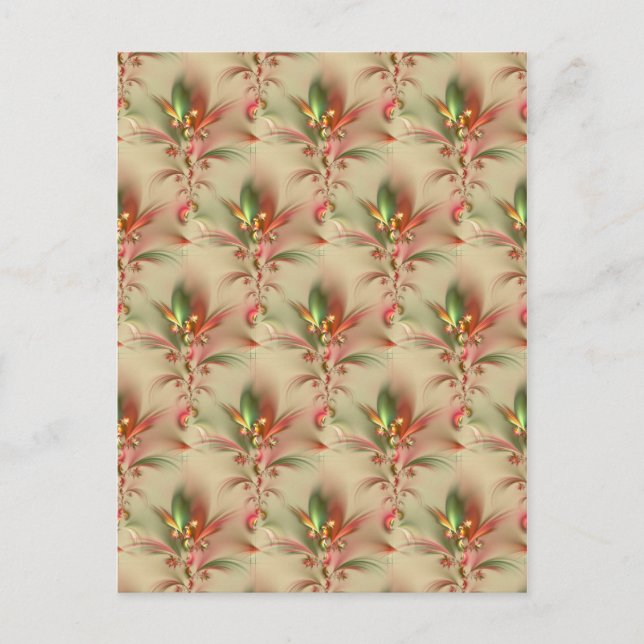 flower decor / wallpaper postcard (Front)