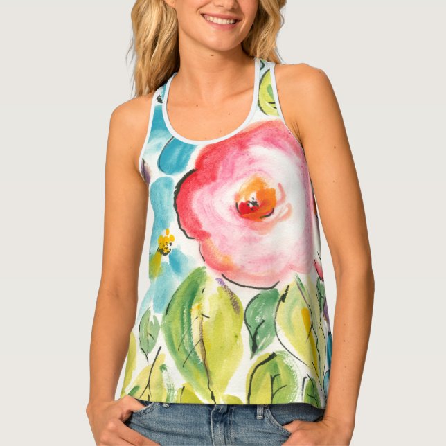 Flower Delight II Tank Top (Front)