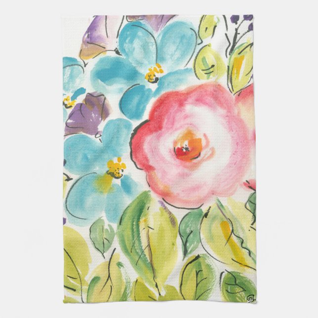 Flower Delight II Towel (Vertical)