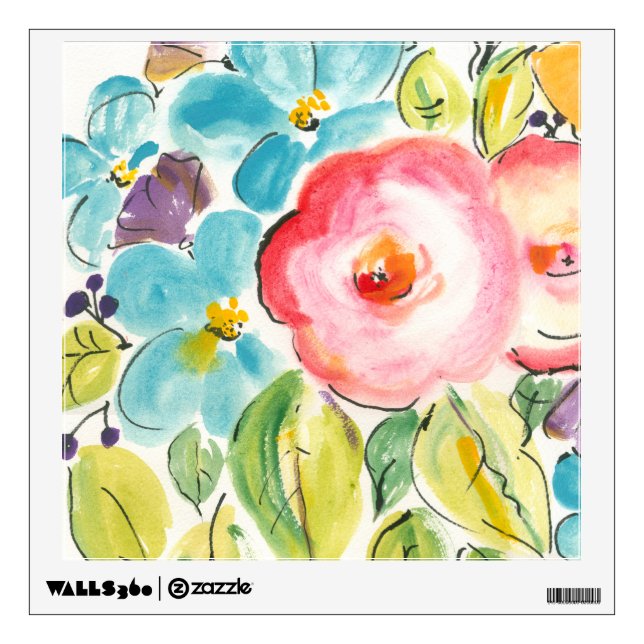 Flower Delight II Wall Sticker (Front)