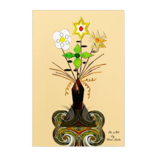 "Flower Delivery" 20" x 30" Acrylic Wall Art