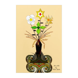 "Flower Delivery" 20" x 30" Acrylic Wall Art