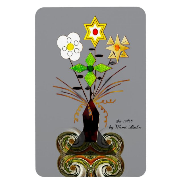 "Flower Delivery" (4 x 6 Flexible) Magnet (Vertical)