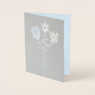 "Flower Delivery" Blank Foil Card w/Envelope