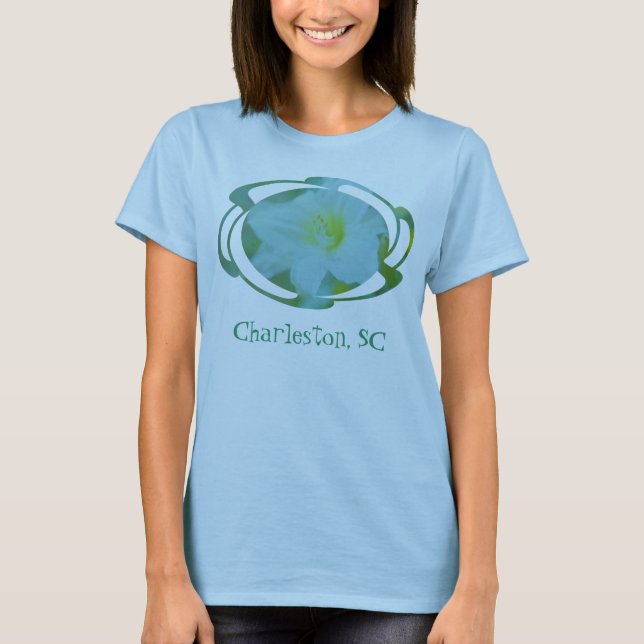 Flower design, Charleston, SC T-Shirt (Front)