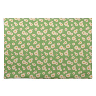 Flower Design Cloth Placemat