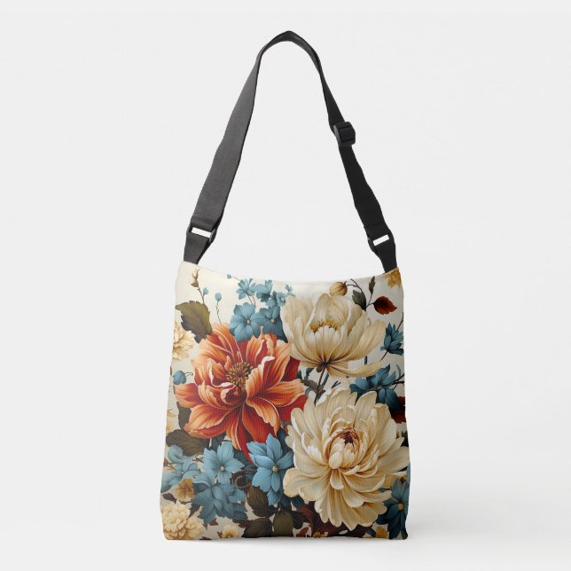 Flower design crossbody bag (Front)