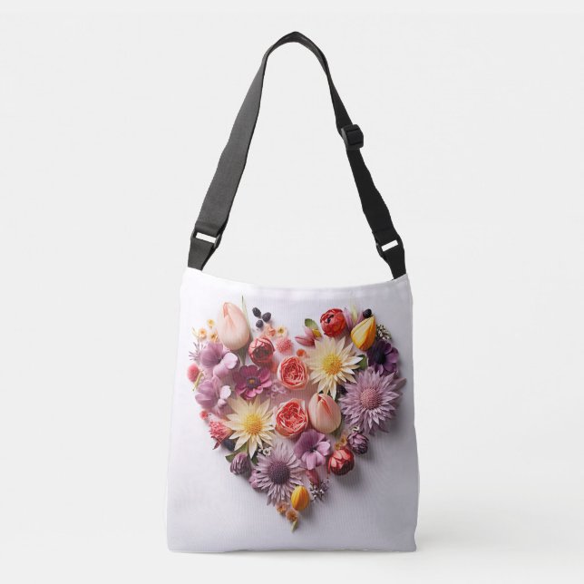 Flower design crossbody bag (Front)