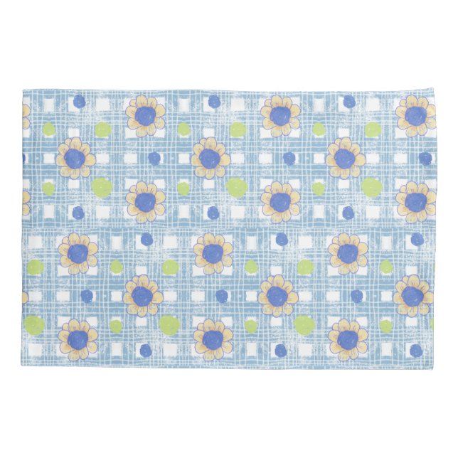 Flower Design Pillow Case (Back)