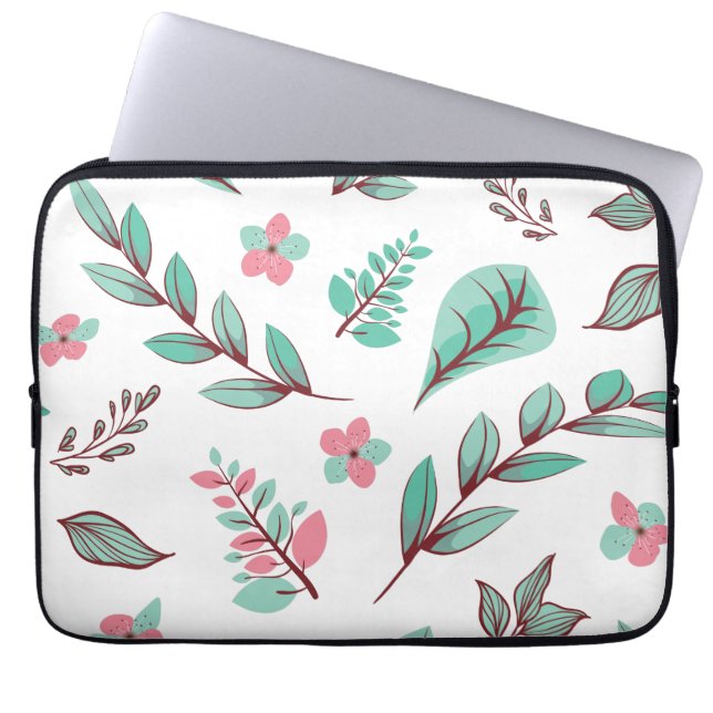 Flower Design Series 2 Laptop Sleeve (Front)
