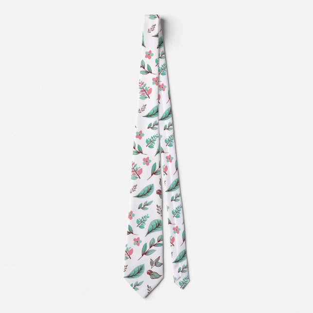 Flower Design Series 2 Neck Tie (Front)