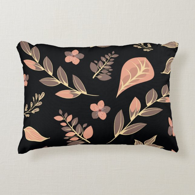 Flower Design Series Accent Pillow (Front)