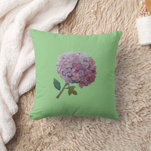 flower design throw pillow