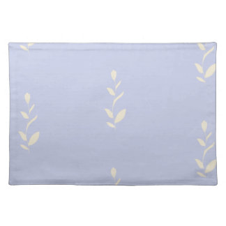 Flower-designed canvas spring. cloth placemat