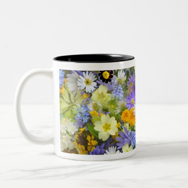 flower designed mugs (Left)