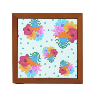 flower desk organizer