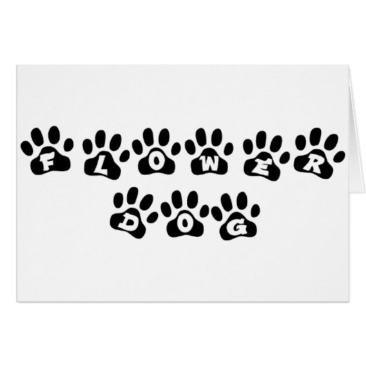 Flower Dog Cards (Front Horizontal)