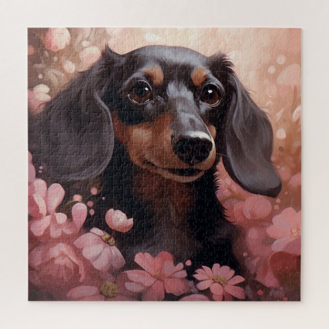 Flower Dog Puzzle 8 (Vertical)