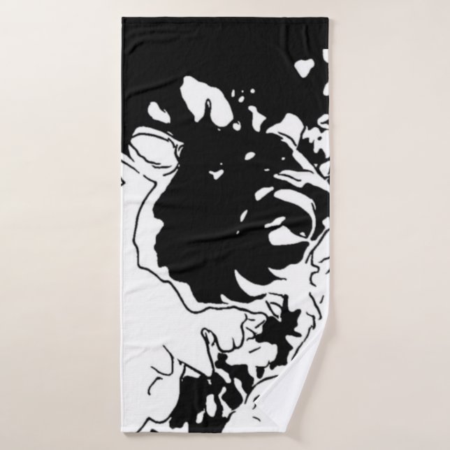 Flower Doodle Bath Towel Set (Bath Towel)