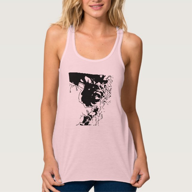 Flower Doodle Tank Top (Front)