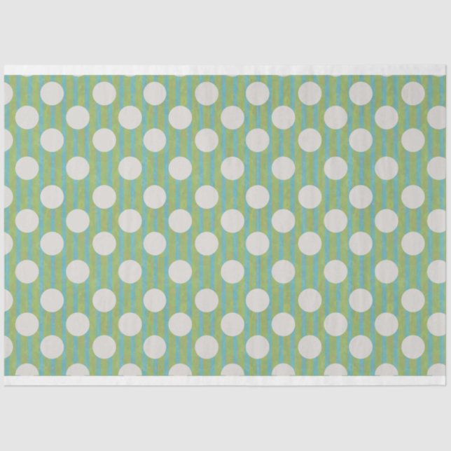 Flower Dots Tissue Paper (Front)