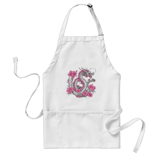 Flower Dragon Apron (Front)