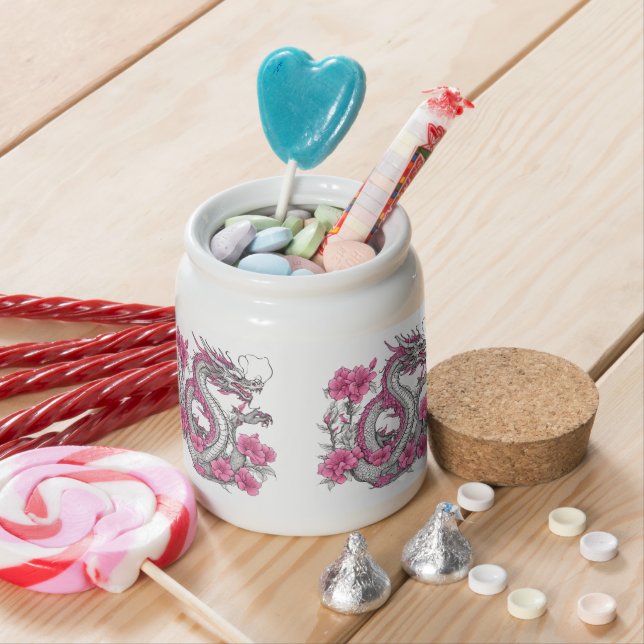 Flower Dragon Candy Jar (In Situ)