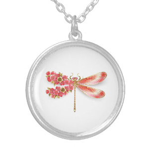 Flower dragonfly with jewelry sakura