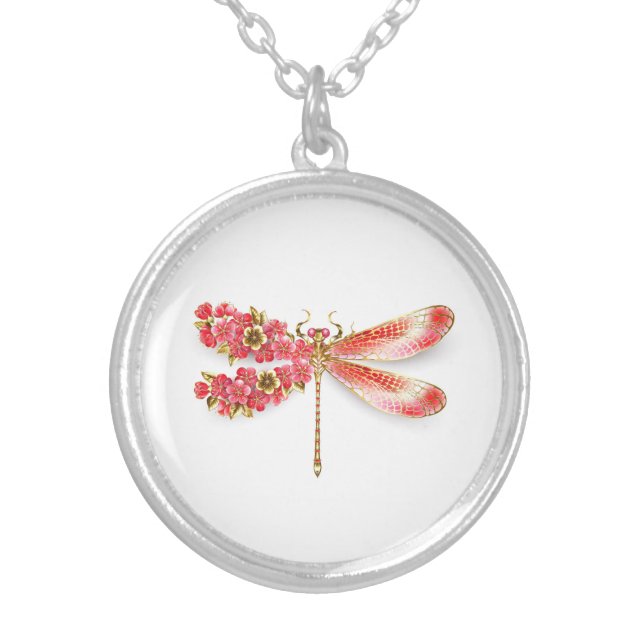 Flower dragonfly with jewelry sakura (Front)