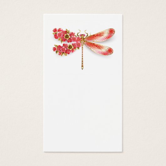 Flower dragonfly with jewelry sakura (Front)