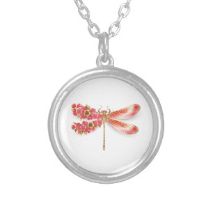 Flower dragonfly with jewelry sakura