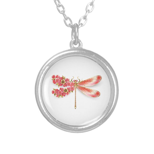 Flower dragonfly with jewelry sakura (Front)