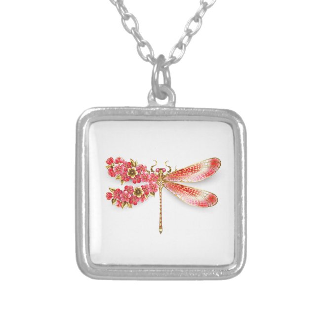 Flower dragonfly with jewelry sakura (Front)