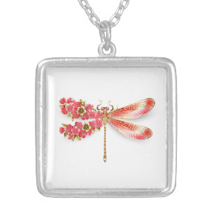 Flower dragonfly with jewelry sakura