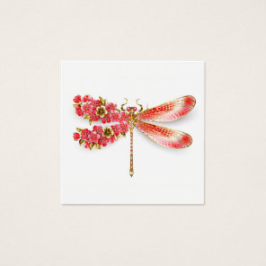 Flower dragonfly with jewelry sakura