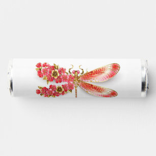 Flower dragonfly with jewelry sakura breath savers® mints