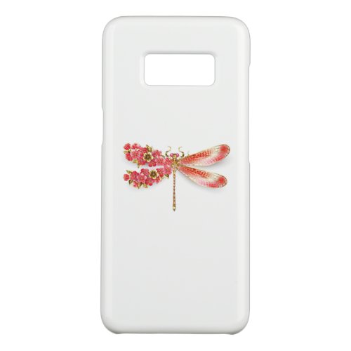 Flower dragonfly with jewelry sakura Case_Mate samsung galaxy s8 case