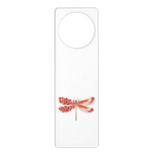 Flower dragonfly with jewelry sakura door hanger