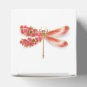 Flower dragonfly with jewelry sakura favor boxes