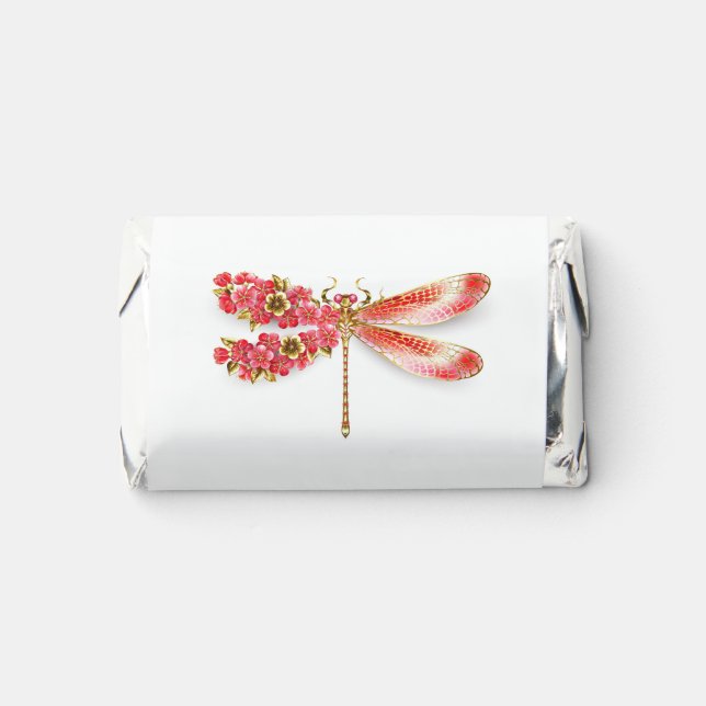 Flower dragonfly with jewelry sakura hershey's miniatures (Front)