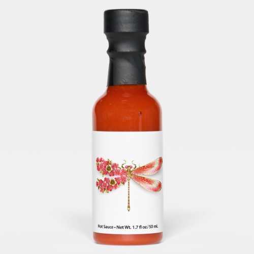 Flower dragonfly with jewelry sakura hot sauces