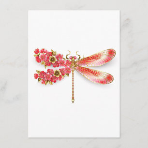 Flower dragonfly with jewelry sakura menu