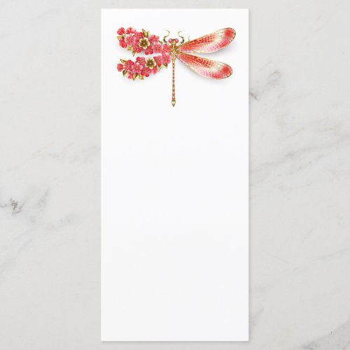 Flower dragonfly with jewelry sakura menu