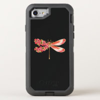 Flower dragonfly with jewelry sakura