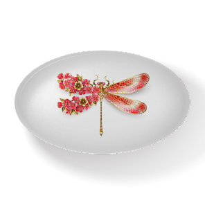 Flower dragonfly with jewelry sakura paperweight