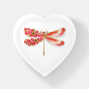 Flower dragonfly with jewelry sakura paperweight