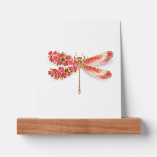 Flower dragonfly with jewelry sakura picture ledge