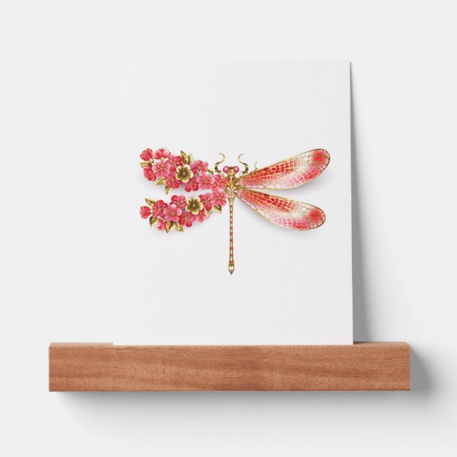 Flower dragonfly with jewelry sakura picture ledge (Front)